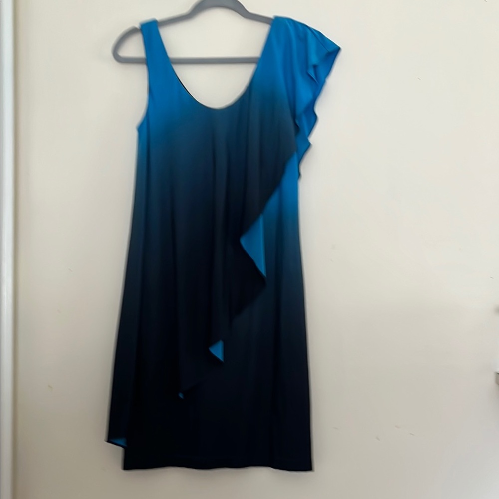 Size 4 Sophia Christina Blue Ombre Dress